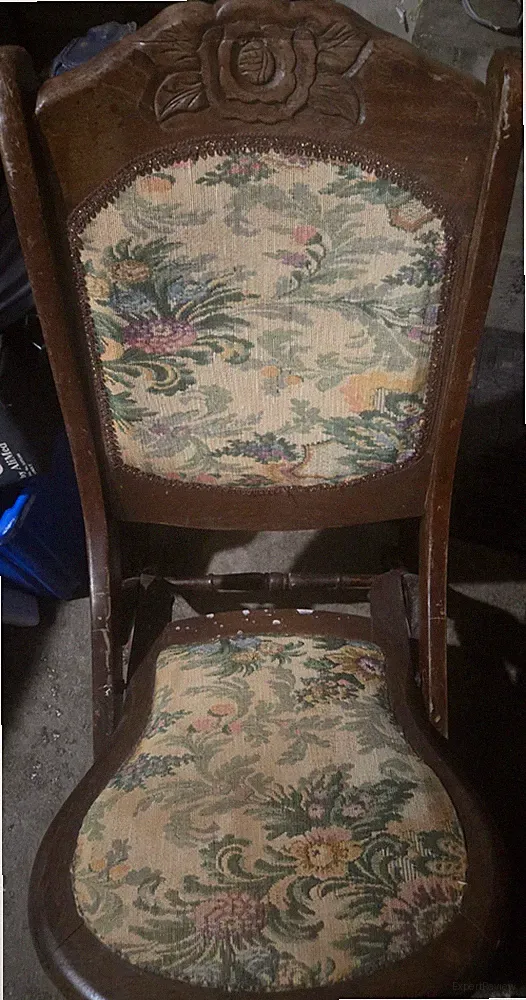 victorian folding rocking chair