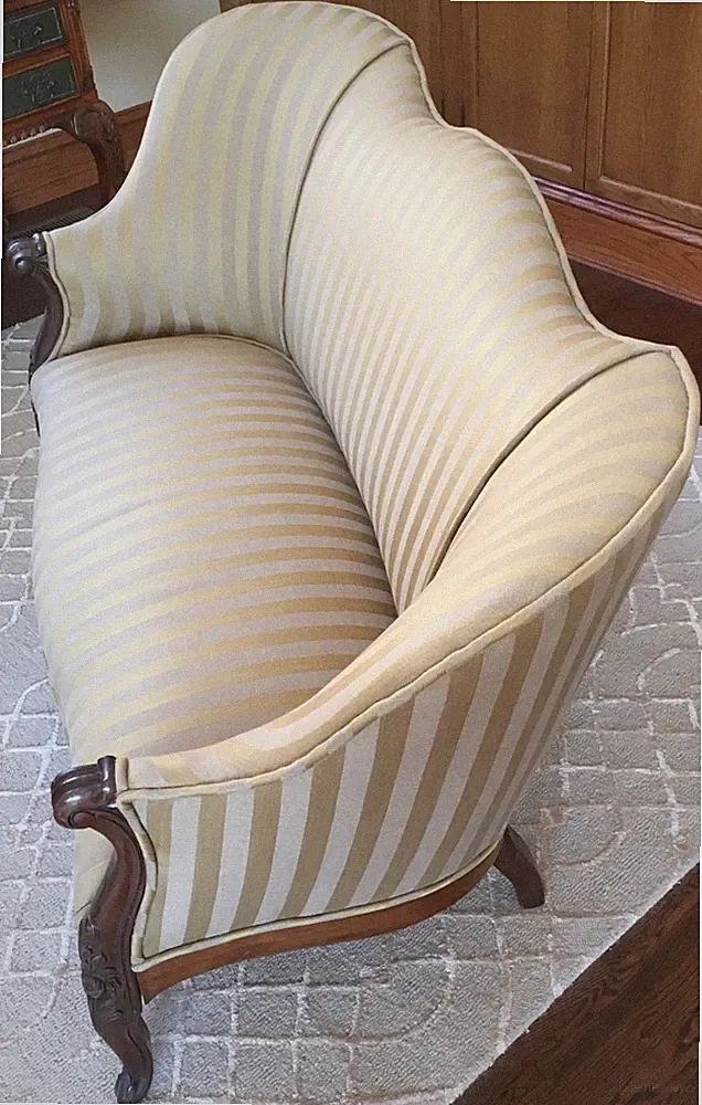 victorian parlor loveseat