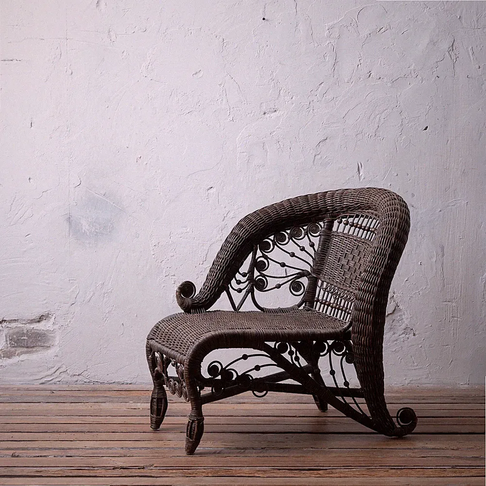 Victorian Style Wicker Child’s Photographer’s Chair